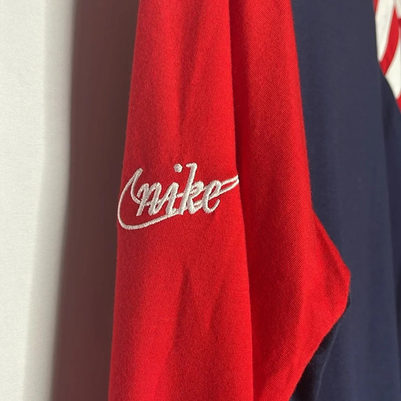 Nike Navy/Red New York Giants Classic Arc Raglan Tri-Blend Long Sleeve SZ XL - Picture 7 of 12